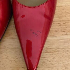 Stuart Weitzman Red Patent Pumps